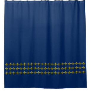 Cortina De Ducha Vintage Golden Lily Border I + tus ideas