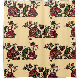Cortina De Ducha Vintage Indian Cotton Chintz Fabric