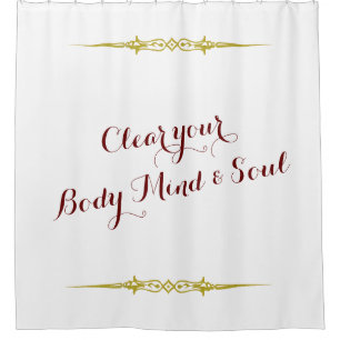 Cortina De Ducha Vintage Ornament Golden Border II + tu trasero.