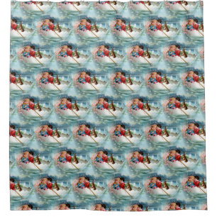 Cortina De Ducha Vintage Pascua