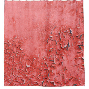Cortina De Ducha Vintage Rusty Iron Wall Textura