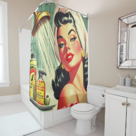Cortina De Ducha Vintage Shower Pin Up