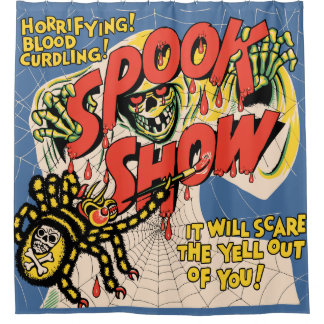 Cortina De Ducha Vintage Spook Show Poster Shower Curtain