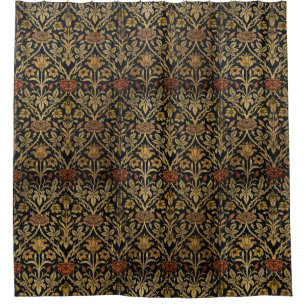 Cortina De Ducha Vintage William Morris Rosa y Lily