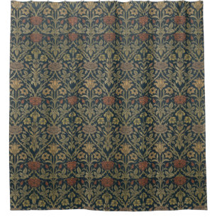Cortina De Ducha Vintage William Morris Rosa y Lily
