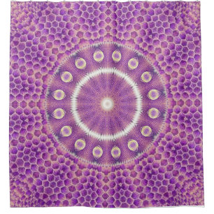 Cortina De Ducha Violet Flame Hive