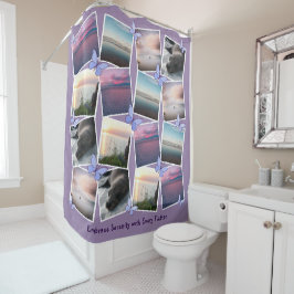 Cortina De Ducha Violeta de la colección de imágenes de Instagram c