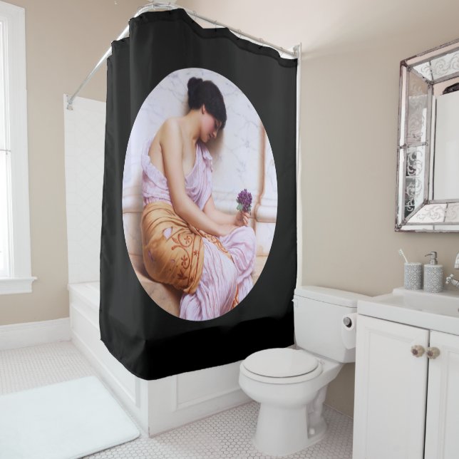 Cortina De Ducha Violetas, violetas dulces c1908 (In situ)