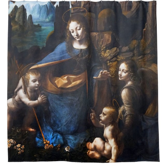 Cortina De Ducha Virgen De Las Rocas (Anverso)