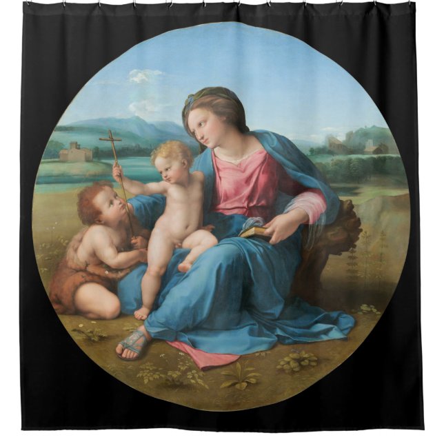 Cortina de ducha virgen y infantil (Anverso)