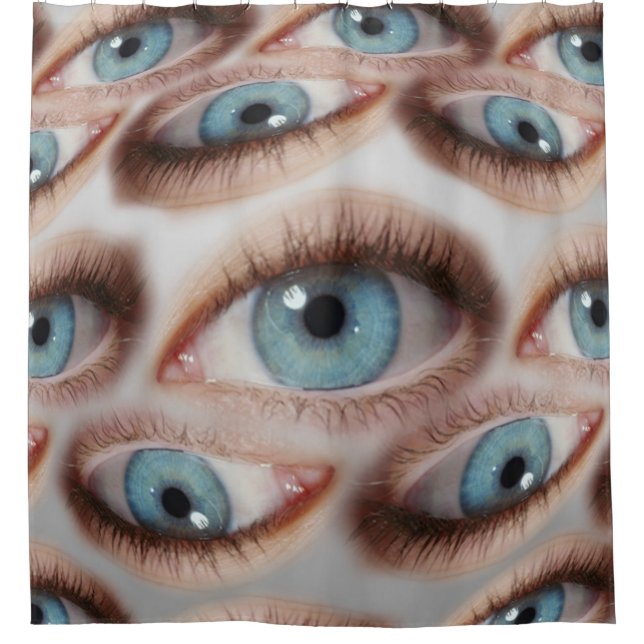 Cortina De Ducha Visión psicodélica: Ilusión ocular abstracta (Anverso)