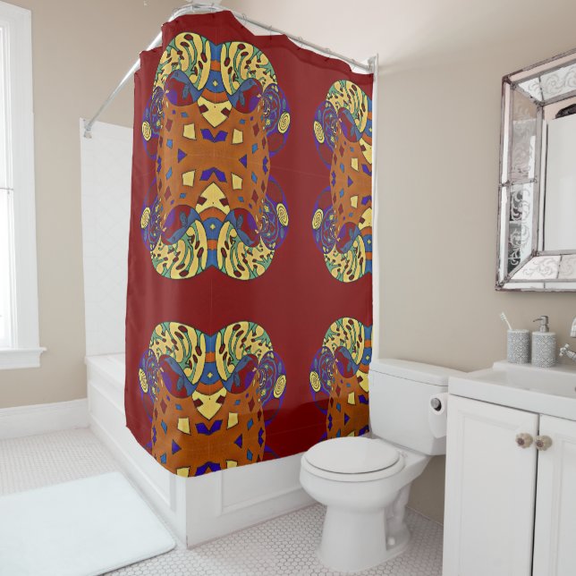 Cortina De Ducha Volar hacia arriba (In situ)