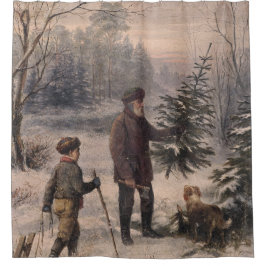 Cortina De Ducha Vorweihnacht | F Kruger| Navidades de Alemania