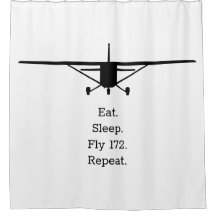 Vuelo 172 para dormir Piloto de avión divertido de