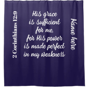 Cortina de ducha W/Scripting Verse, Personalizar