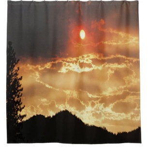 Cortina De Ducha Wallow Fire Sky....