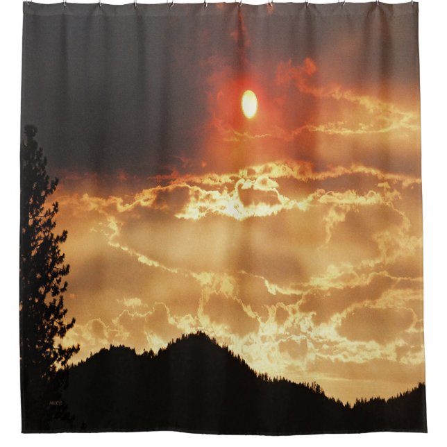 Cortina De Ducha Wallow Fire Sky.... (Anverso)