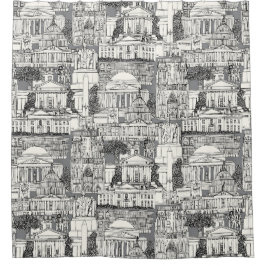 Cortina De Ducha Washington DC toile gray