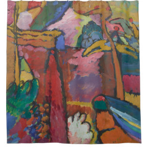 Cortina De Ducha Wassily Kandinsky, estudio para la improvisación V