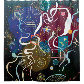 Cortina De Ducha Wassily Kandinsky - Movimiento Uno Arte Abstracto