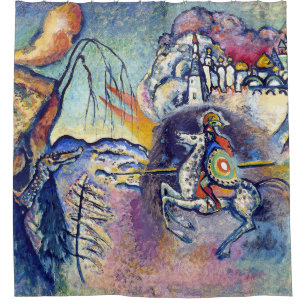 Cortina De Ducha Wassily Kandinsky - San Jorge y los jinetes