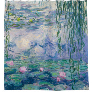 Cortina De Ducha Water Lilies Claude Monet Bella Artes
