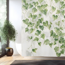 Cortina De Ducha Watercolor Ivy League Elegance