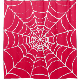 Cortina De Ducha Web rosa