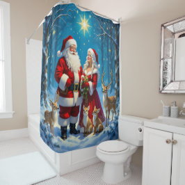 Cortina De Ducha „Weihnachtliche Harmonie“