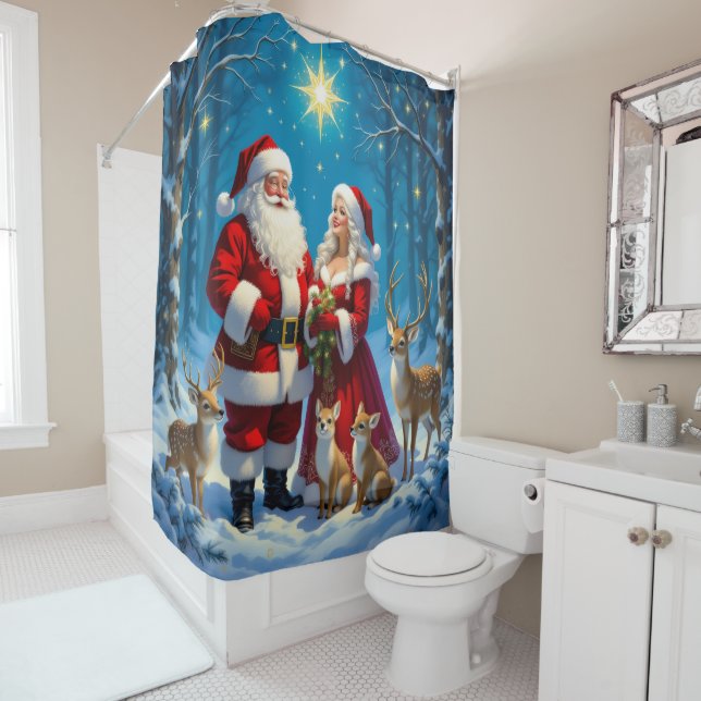 Cortina De Ducha „Weihnachtliche Harmonie“ (In situ)
