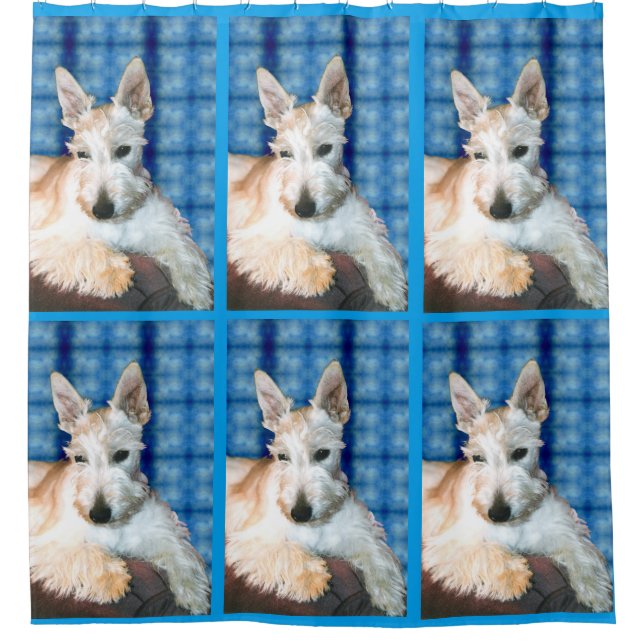 Cortina de ducha Wheaten Scottie (Anverso)
