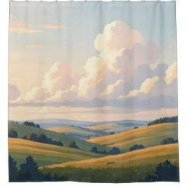 Cortina De Ducha Where The Land Breathes - 