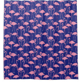 Cortina De Ducha Whimsical Flamingo | Tropical Bathroom Coastal