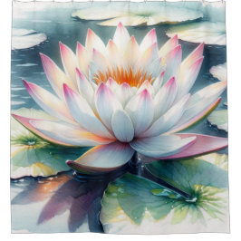 Cortina De Ducha Whimsical Woodland Waterlily