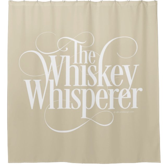 Cortina De Ducha Whiskey Whisperer (Anverso)