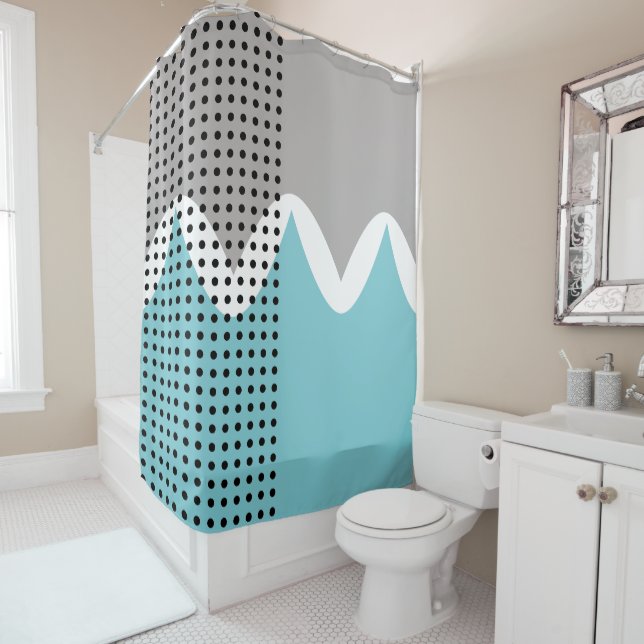 Cortina De Ducha Wiggles abstract (In situ)