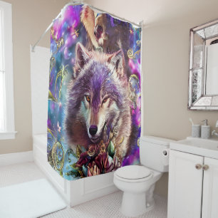 Cortina De Ducha Wild Majesty Wolf