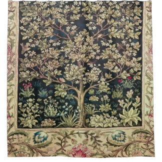 Cortina De Ducha Willam Morris hermosos diseños y creaciones,Vint