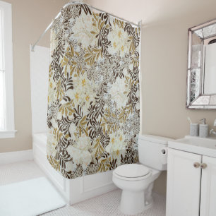 Cortina De Ducha William Morris Antiguo Floral Jacinto Art Nouveau