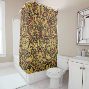 Cortina De Ducha William Morris Bullerswood Faux Tapestry