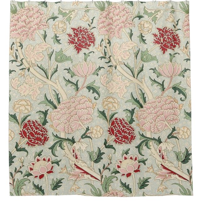 Cortina De Ducha William Morris Cray Floral (Anverso)