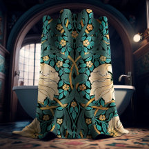 William Morris Pimpernel Vintage Pattern Shower Cu