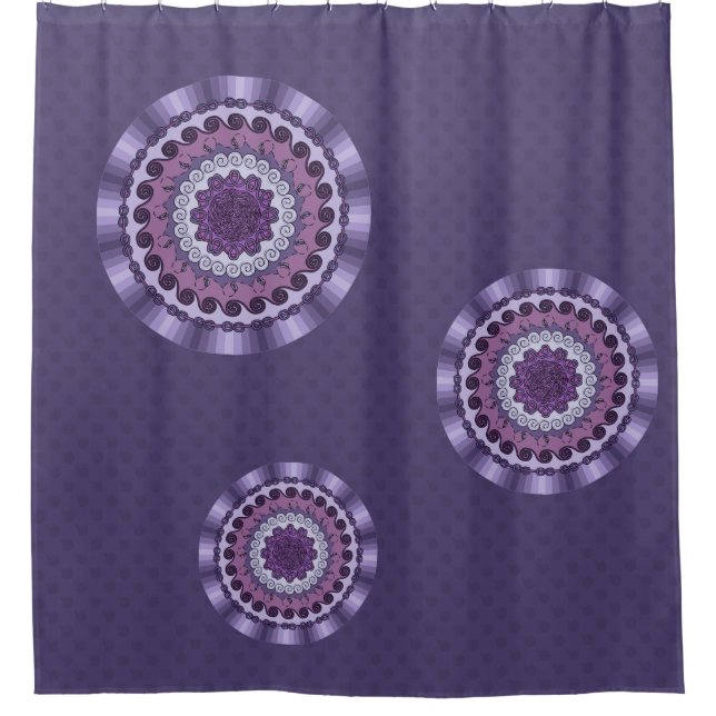 Cortina de ducha Wind Mandala (Anverso)
