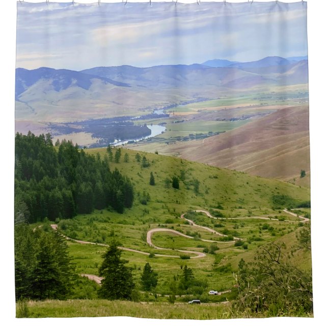 Cortina De Ducha Winding Road (Anverso)