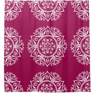 Cortina De Ducha Wine Mandala