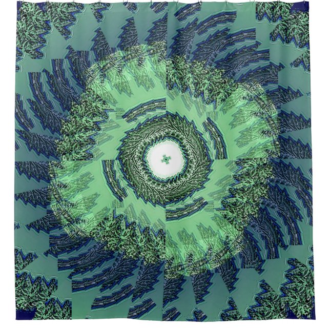 Cortina De Ducha Winter Bloom...... (Anverso)