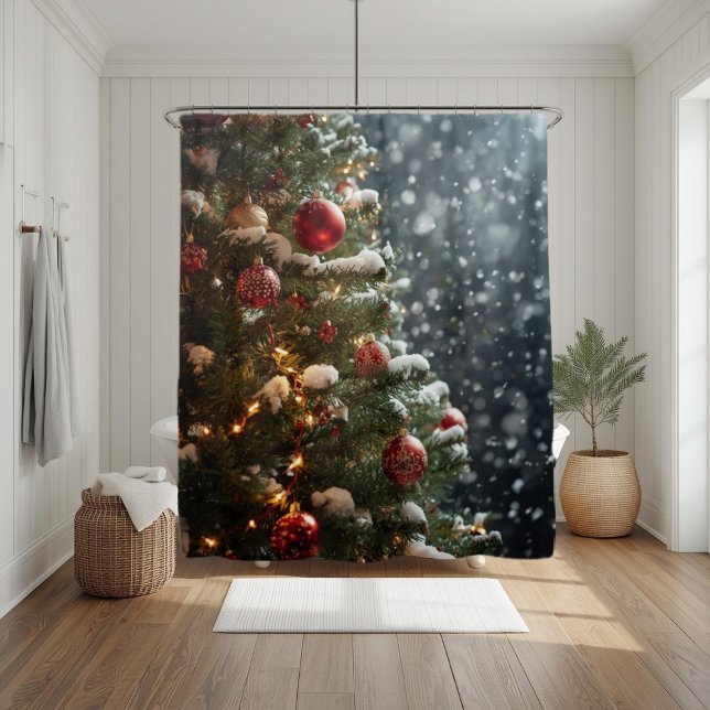 Cortina De Ducha Winter Wonderland Christmas Shower Curtain (Subido por el creador)