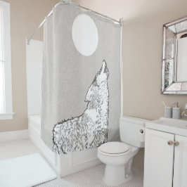 Cortina De Ducha Wolf howl