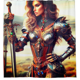 Cortina De Ducha Woman Warrior