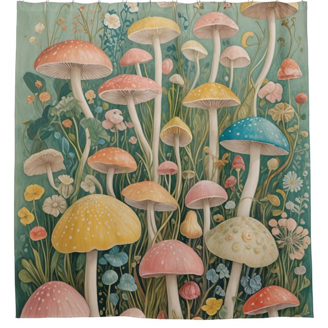 Cortina De Ducha Woodland encantado (Anverso)